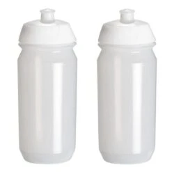 TACX Bouteille D'eau - 2x 500ml - Shiva - Transparent - Bouteille à Boire