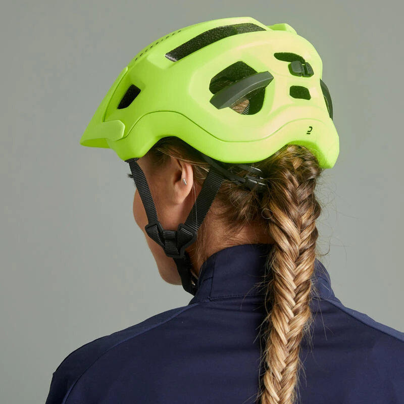 Rockrider CASQUE VELO VTT EXPL 500 JAUNE FLUO 9 Rockrider CASQUE VELO VTT EXPL 500 JAUNE FLUO – Image 7