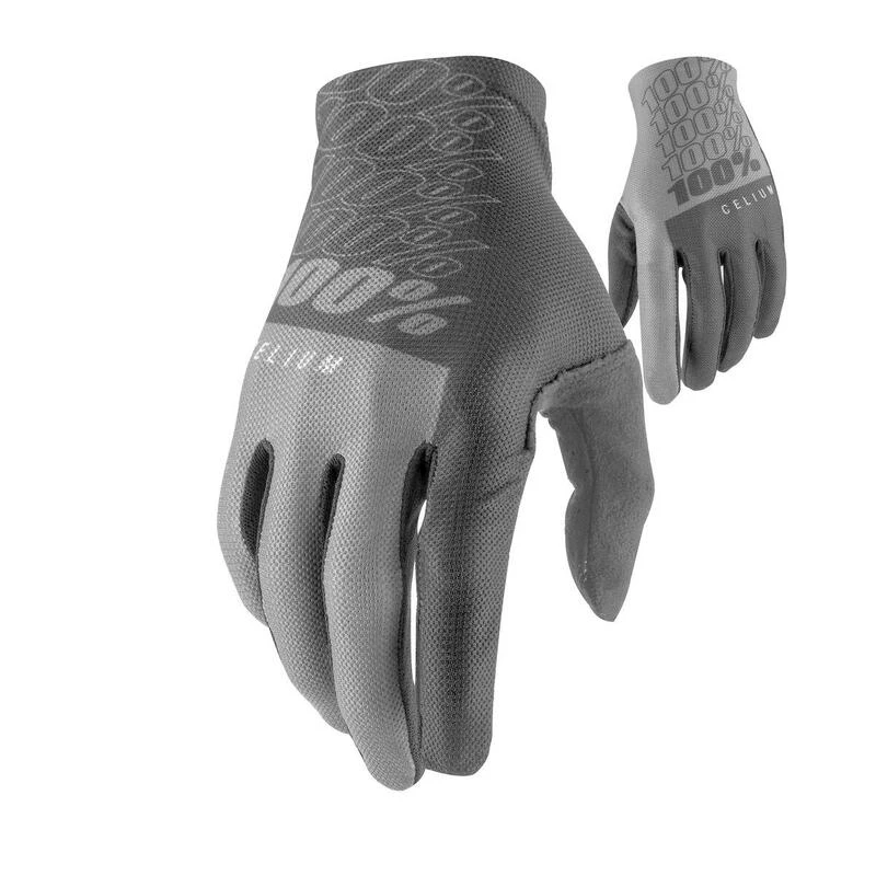 100% Gants Celium - Black/grey 7 100% Gants Celium - Black/grey – Image 5
