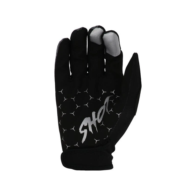 Gants Shot Bmx Rogue Cup Enfant Noir/Gris 5 Gants Shot Bmx Rogue Cup Enfant Noir/Gris – Image 3