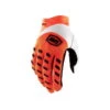 100% Gants Vélo Homme Airmatic Orange -Vélo Équipement Magasin gants velo homme airmatic orange