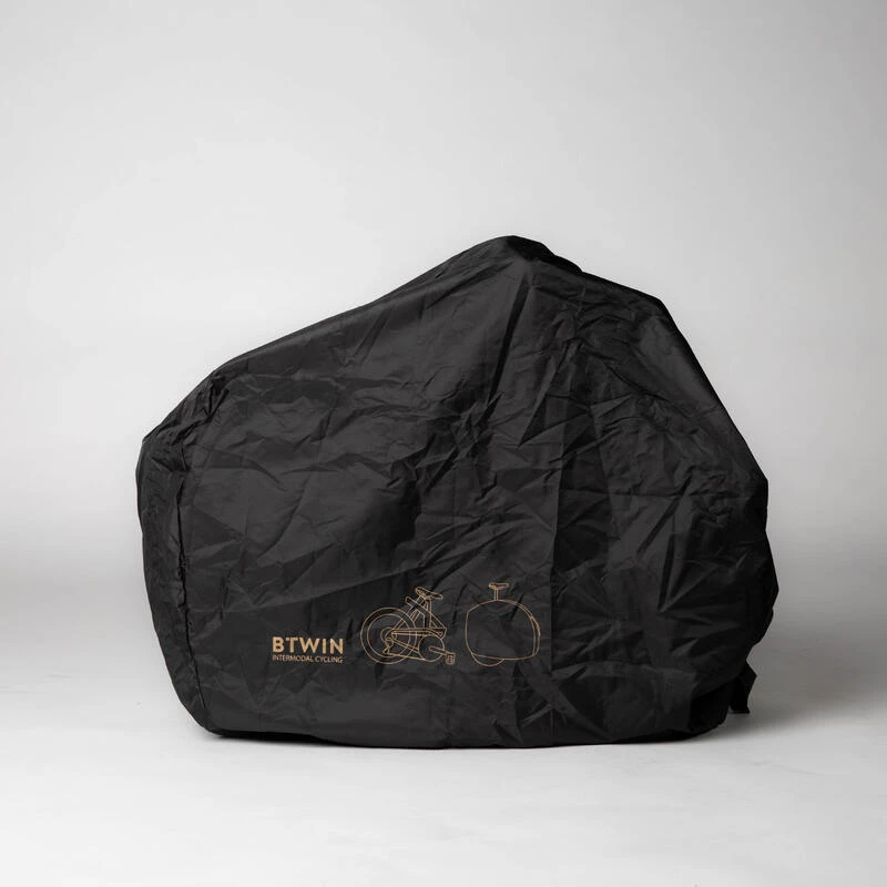 BTWIN Housse De Protection + Pochette Pour Vélo Pliant 20" 4 BTWIN Housse De Protection + Pochette Pour Vélo Pliant 20" – Image 2