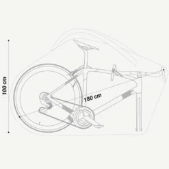 Decathlon Housse De Vélo Compacte Et Légère Pour Bikepacking -Vélo Équipement Magasin housse de velo compacte et legere pour bikepacking 2