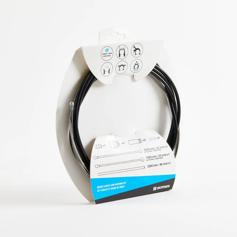 Decathlon KIT CABLES ET GAINES FREIN UNIVERSEL 4 Decathlon KIT CABLES ET GAINES FREIN UNIVERSEL – Image 2