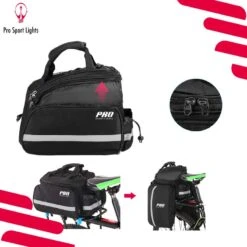 Porte-bagages Arrière - 8 à 20 Litres - Imperméable Avec Housse De Pluie -Vélo Équipement Magasin porte bagages arriere 8 a 20 litres impermeable avec housse de pluie 3