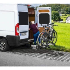Porte-vélos LAS SD260 Pour 2 Vélos Spécial Portes Battantes Fourgon -Vélo Équipement Magasin porte velos las sd260 pour 2 velos special portes battantes fourgon 2
