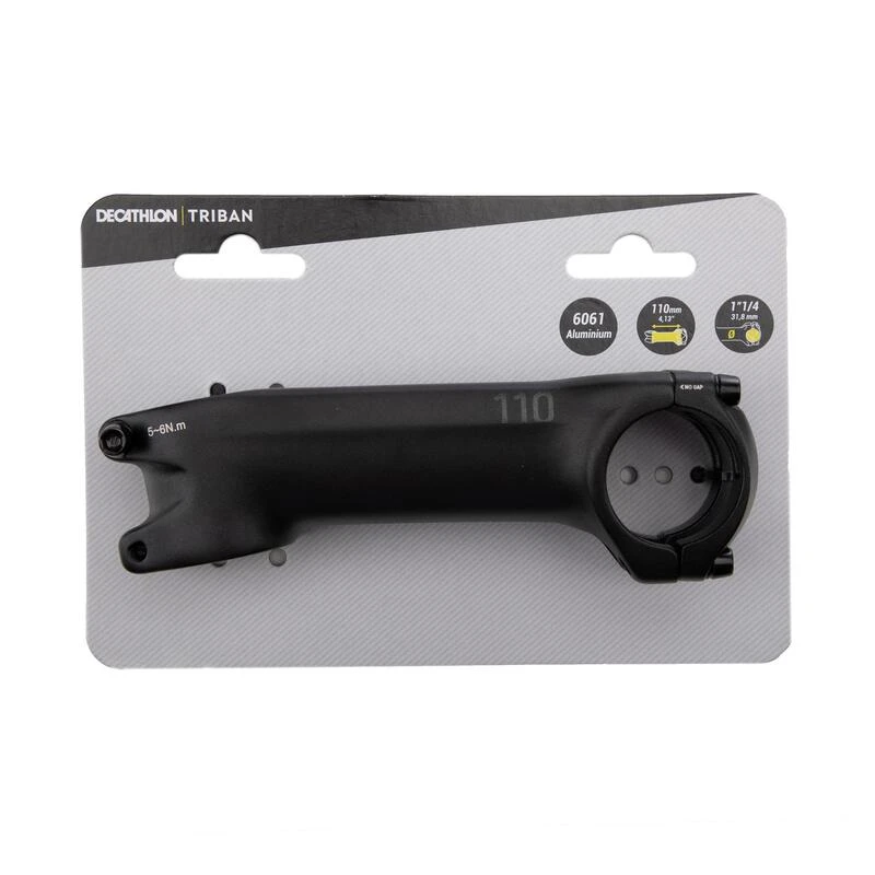 BTWIN POTENCE VELO ROUTE PERFORMANCE NOIRE SATIN 4 BTWIN POTENCE VELO ROUTE PERFORMANCE NOIRE SATIN – Image 2