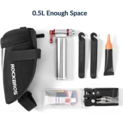 ROCKBROS Sacoche De Selle C28 Nylon Noir 9 ROCKBROS Sacoche De Selle C28 Nylon Noir -Vélo Équipement Magasin sacoche de selle c28 nylon noir 2