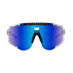 Scicon Aeroscope Lunettes De Sports (Cristal Brillant/Bleu Miroir) -Vélo Équipement Magasin scicon aeroscope lunettes de sports cristal brillantbleu miroir 2