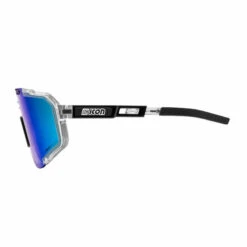 Scicon Aeroscope Lunettes De Sports (Cristal Brillant/Bleu Miroir) -Vélo Équipement Magasin scicon aeroscope lunettes de sports cristal brillantbleu miroir 3