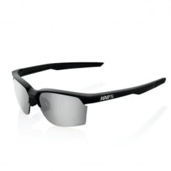 100% SPORTCOUPE - Matte Black - HiPER Silver Mirror Lens