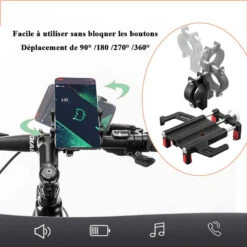 ROCKBROS Support Métallique De Smarphone -Vélo Équipement Magasin support metallique de smarphone 1