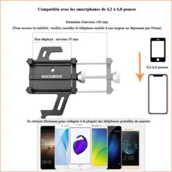 ROCKBROS Support Métallique De Smarphone -Vélo Équipement Magasin support metallique de smarphone 4