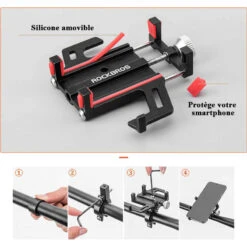 ROCKBROS Support Métallique De Smarphone -Vélo Équipement Magasin support metallique de smarphone 5