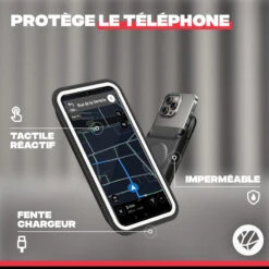 Shapeheart Support Porte Téléphone Pour Fourche De Vélo (Téléphone 2XL) -Vélo Équipement Magasin support porte telephone pour fourche de velo telephone 2xl 2