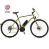 VÉLO DE VILLE ELECTRIQUE 330w - PNEUS 700c - LÉGER 18kg - DESIGN KAKI MAT -Vélo Équipement Magasin velo de ville electrique 330w pneus 700c leger 18kg design kaki mat