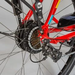 Vélo Ville électrique - NEOMOUV Sinapia Hydraulique - Rouge -Vélo Équipement Magasin velo ville electrique neomouv sinapia hydraulique rouge 4