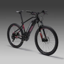 Vélo Équipement Magasin -Vélo Équipement Magasin velo vtt electrique semi rigide 275 e st520 noir violet 1
