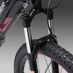 Rockrider Vélo VTT électrique Semi-rigide 27,5", E-ST520 Noir Violet 21 Rockrider Vélo VTT électrique Semi-rigide 27,5", E-ST520 Noir Violet -Vélo Équipement Magasin velo vtt electrique semi rigide 275 e st520 noir violet 9