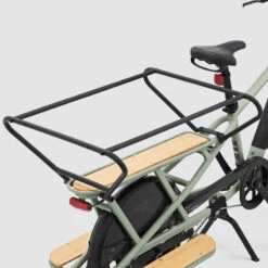 BTWIN VELOCARGO ELECTRIQUE LONGTAIL CHARGEMENT ARRIERE R500E Vert Clair -Vélo Équipement Magasin velocargo electrique longtail chargement arriere r500e vert clair 4